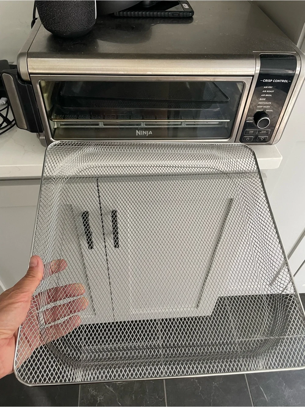 Ninja Air fryer Silver Mesh Basket Tray #0258